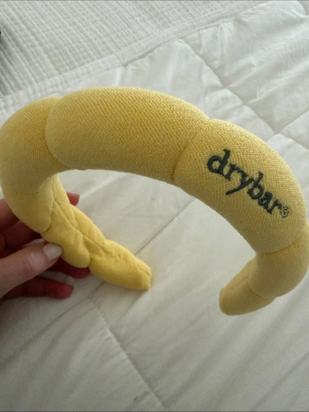 Drybar Yellow Spa Headband and Creaseless Tiny Tamers Combo Set